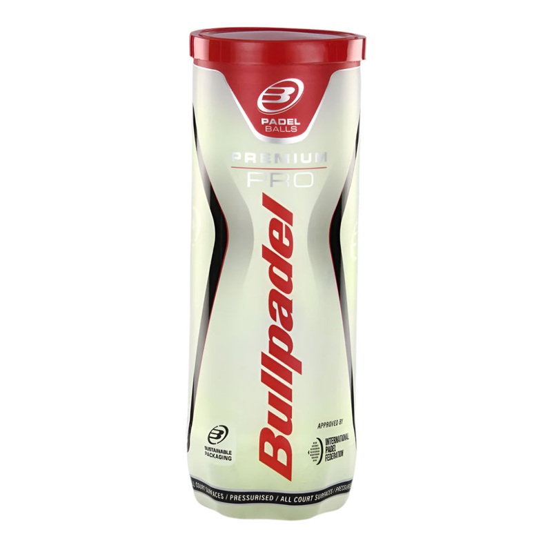 Bullpadel Padel Balls Premium Pro | 3 Ball Can