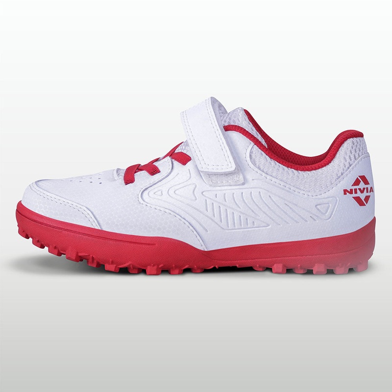 Crick-200 Kids Cricket Shoes | Kibi Sports Red 1