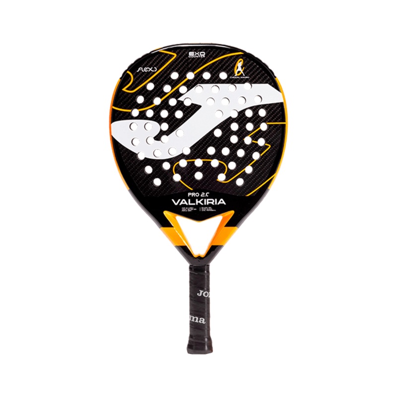 Joma Valkiria Pro 2.C Black/Orange 2024 Padel Racket
