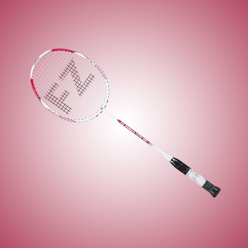 Lite 82 Strung Badminton Racket ( Chinese Red) – 4U/G5 Fz Forza | Kibi Sports 4U