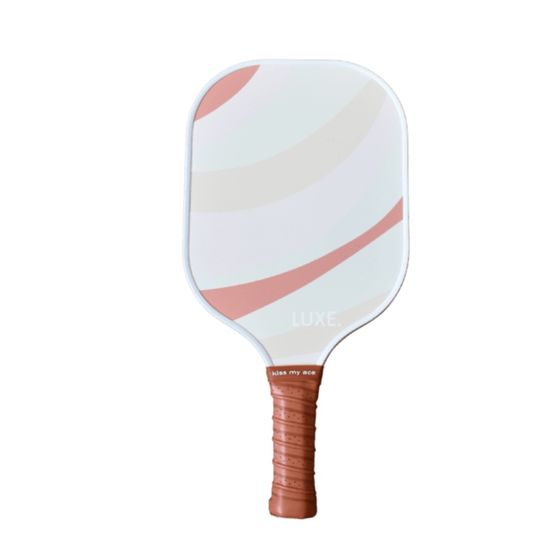 Luxe Pickleball Paddle Pink and Rust