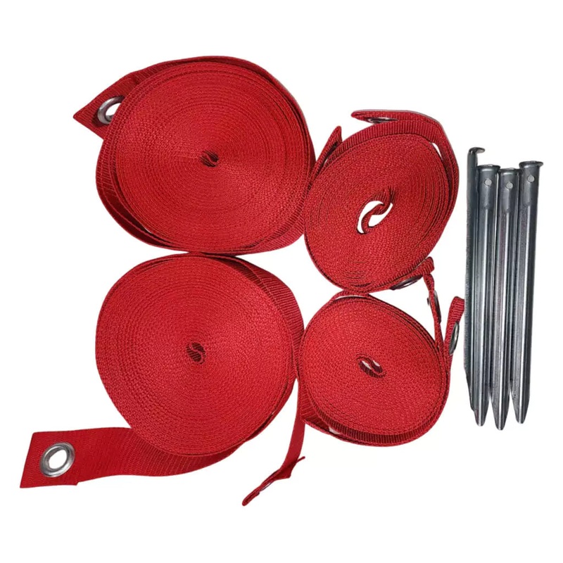 Quicksand Beach Tennis Court Boundary Lines (Red) & Stakes