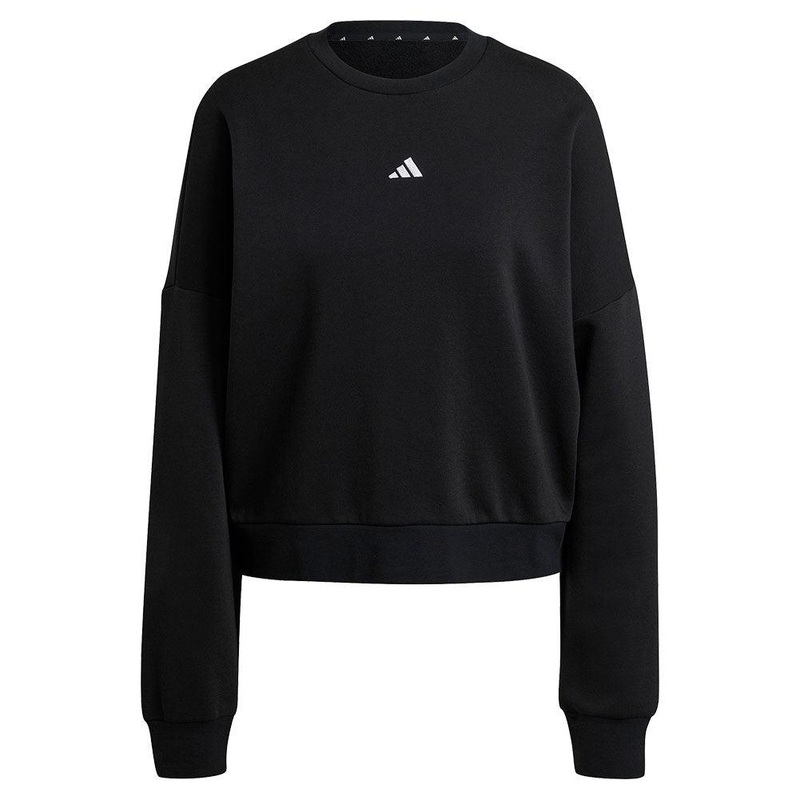 Women`s Small Logo Feel Cozy Training Sweatshirt Black