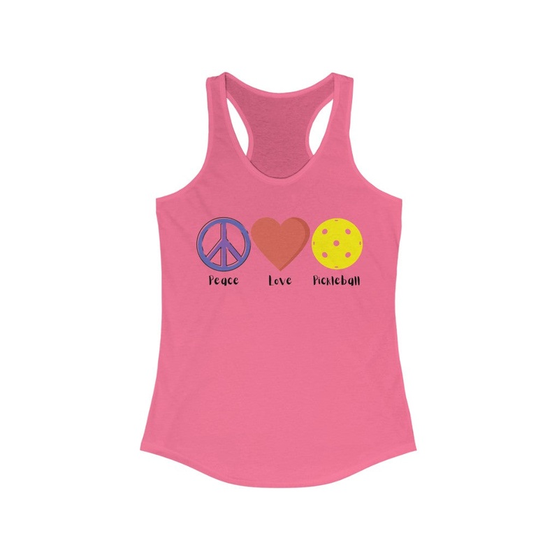 Women’s Tank – Peace Love Pickleball