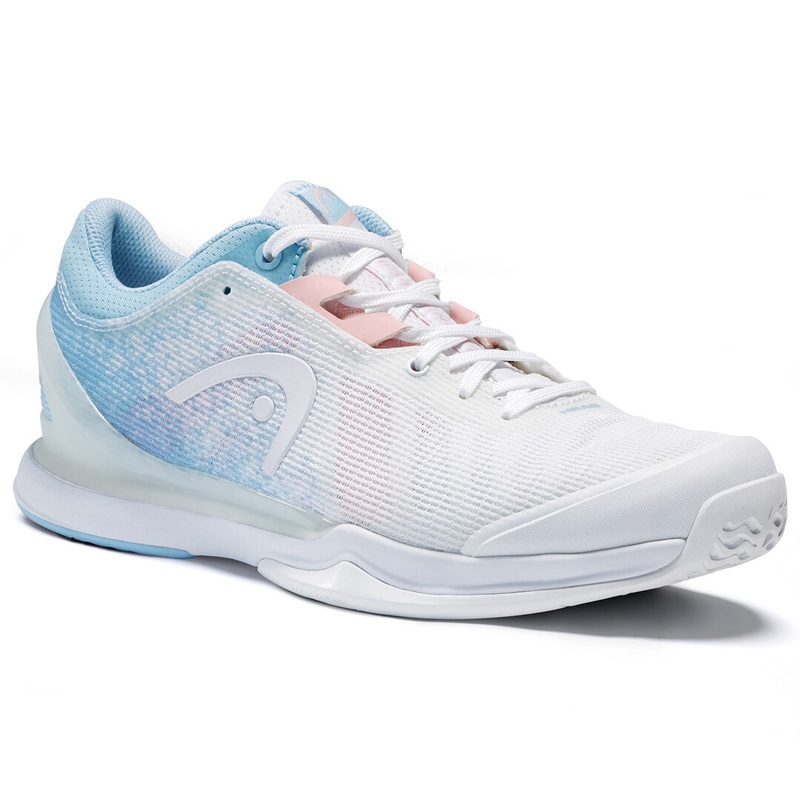 Head Sprint Pro 3.0 Women’s Tennis Shoe (White/Light Blue)
