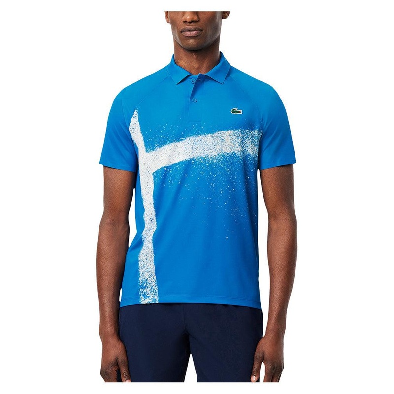 Men`s Novak Djokovic Light Stretch On Court Tennis Polo