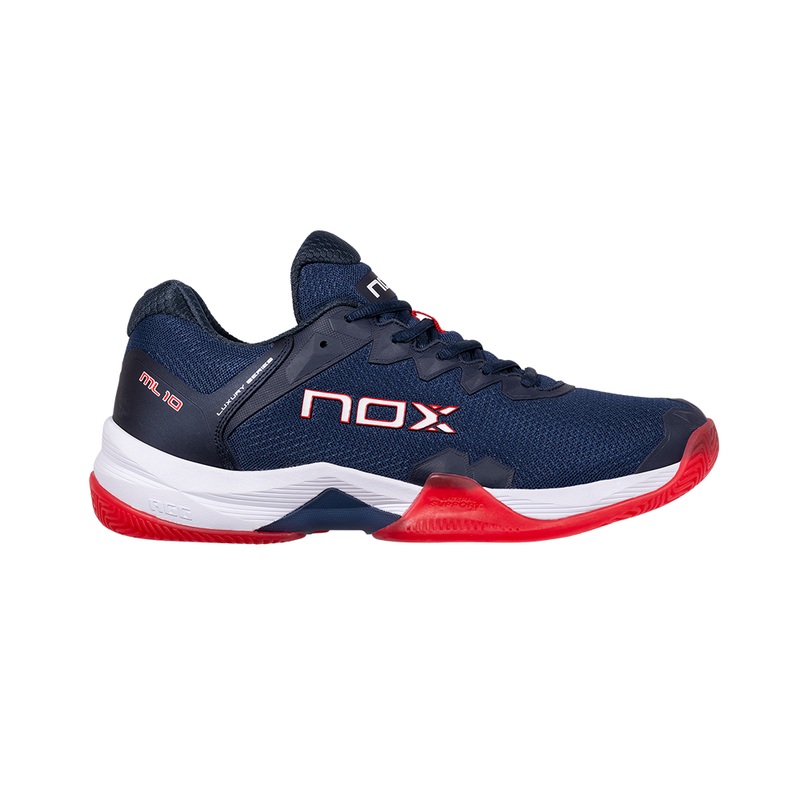 Nox Padel Shoes ML10 – Men – Hexa Blue & Fiery Red