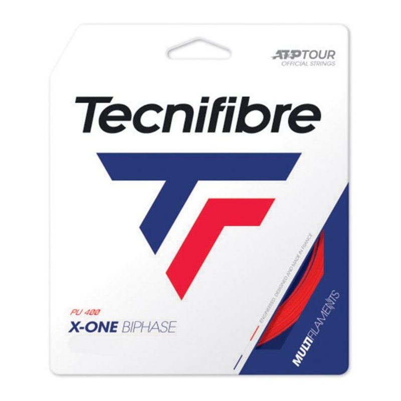 Tecnifibre X-One Biphase 16 Tennis String Red