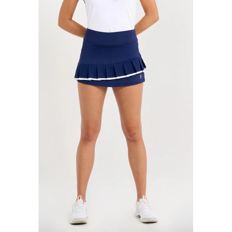 Women’s Sofibella 13″ Pleated Skort – Aurora Sky Small