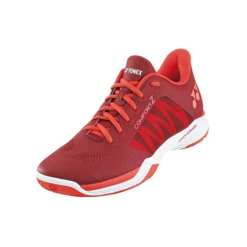 (CLEARANCE) YONEX 2024 Power Cushion Comfort Z 3 Badminton Shoes Dark Red MEN’S US(M) 7.5/ US(W) 9/ UK 7/ EU 40/ 25.5 CM