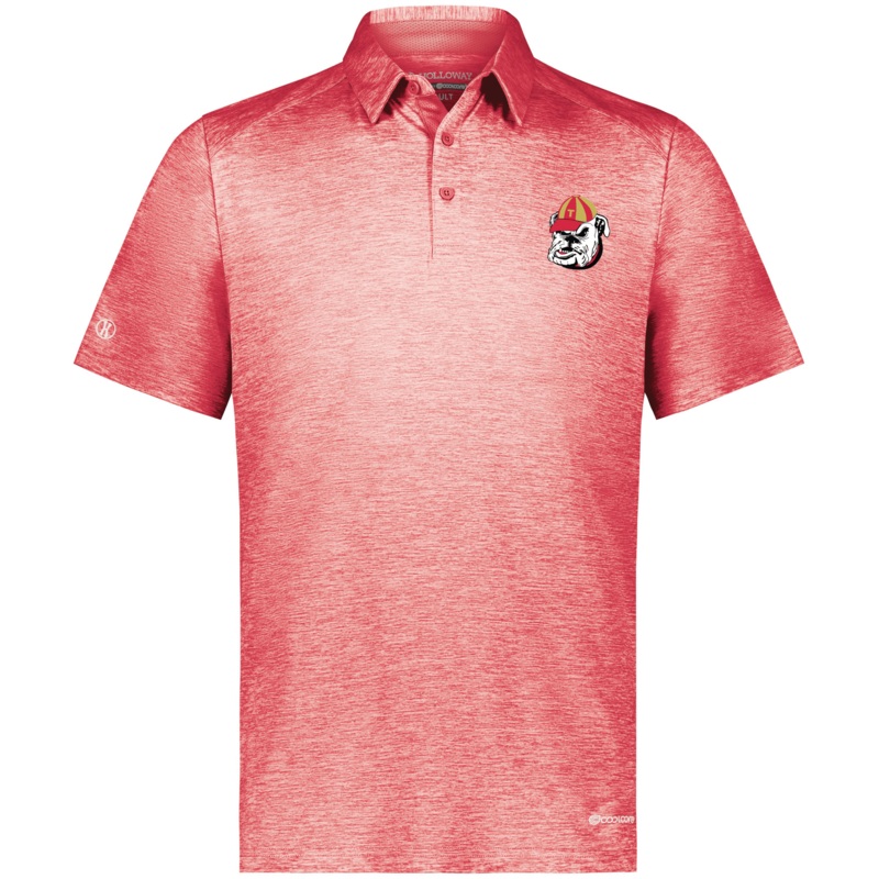 Thomasville Bulldogs Men’s Heather Red Polo