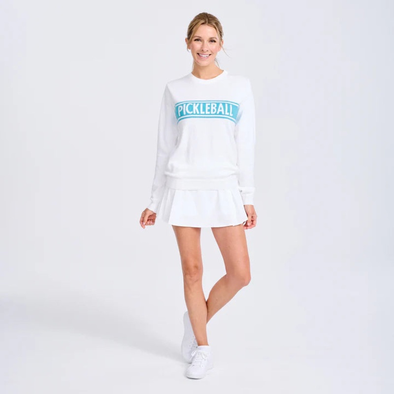 Ame & Lulu Club Sport Pickleball Sweater Small
