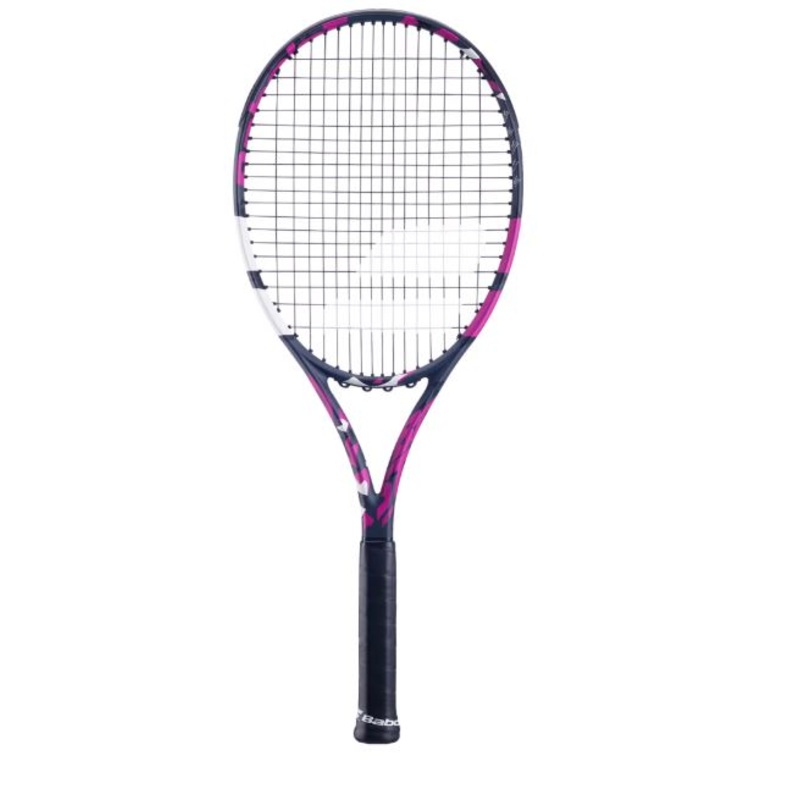 Babolat 2023 Boost Aero Tennis Racquet (Strung) 4″ Pink/Grey