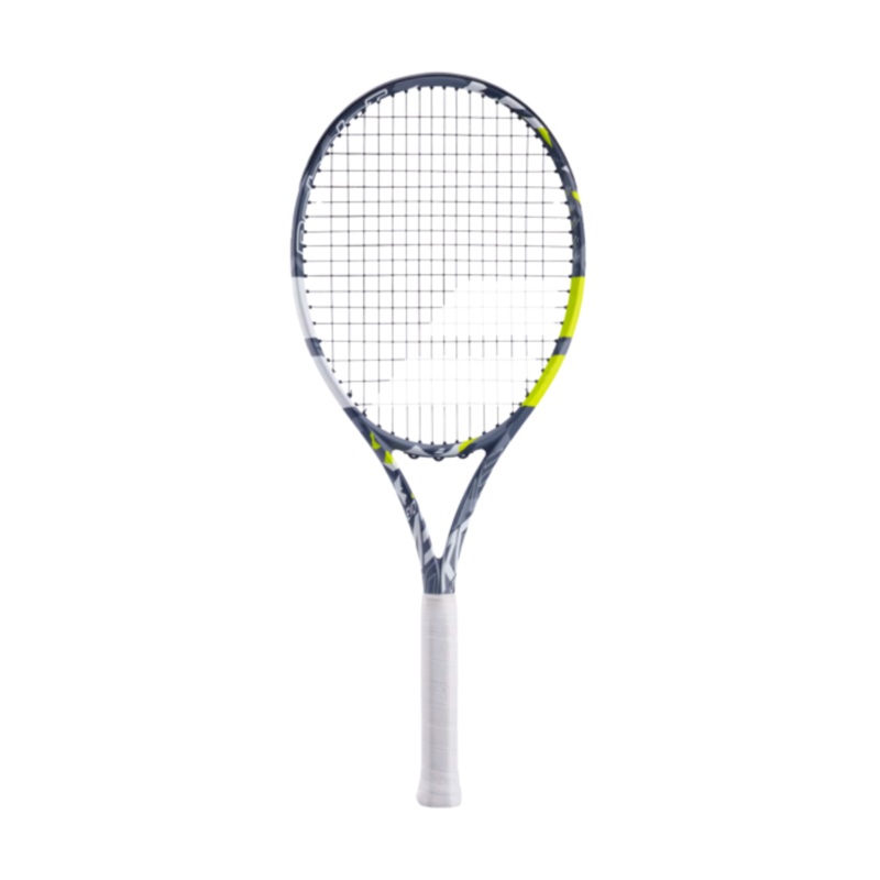 Babolat Evo Aero Lite 102in (Grey/Yellow/White) Tennis Racket 260g – Strung Grey/Yellow/White G1