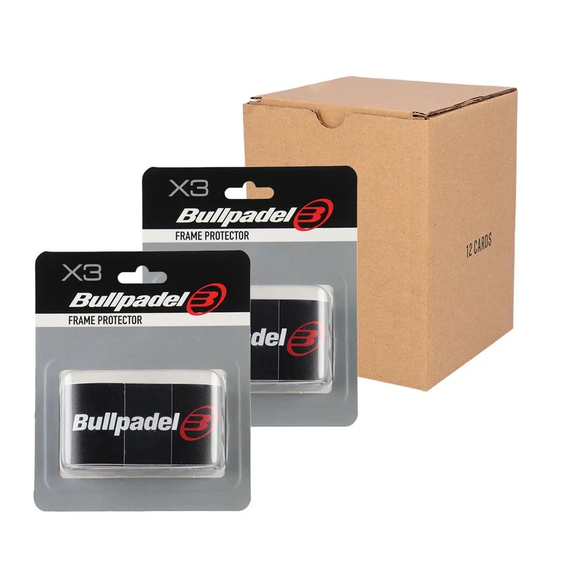 Bullpadel Frame Protector – Black/Transparent BLACK/TRANSPARENT One Size
