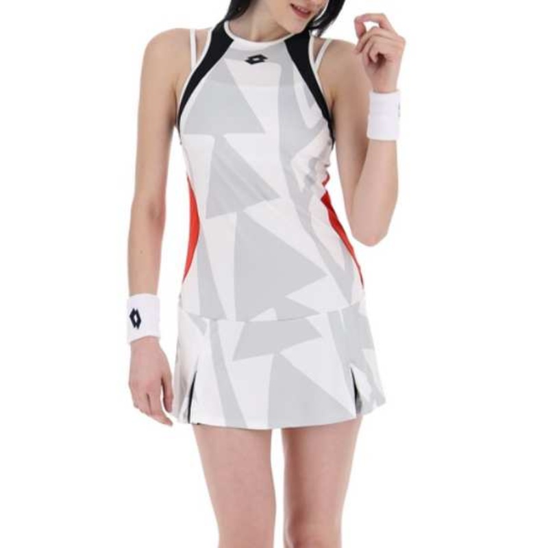 Lotto Women’s Ten III Dress (White/Red)