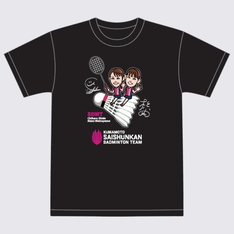 SAISHUNKAN Shidamatsu Pair Caricature T-Shirt 2024 ver. S