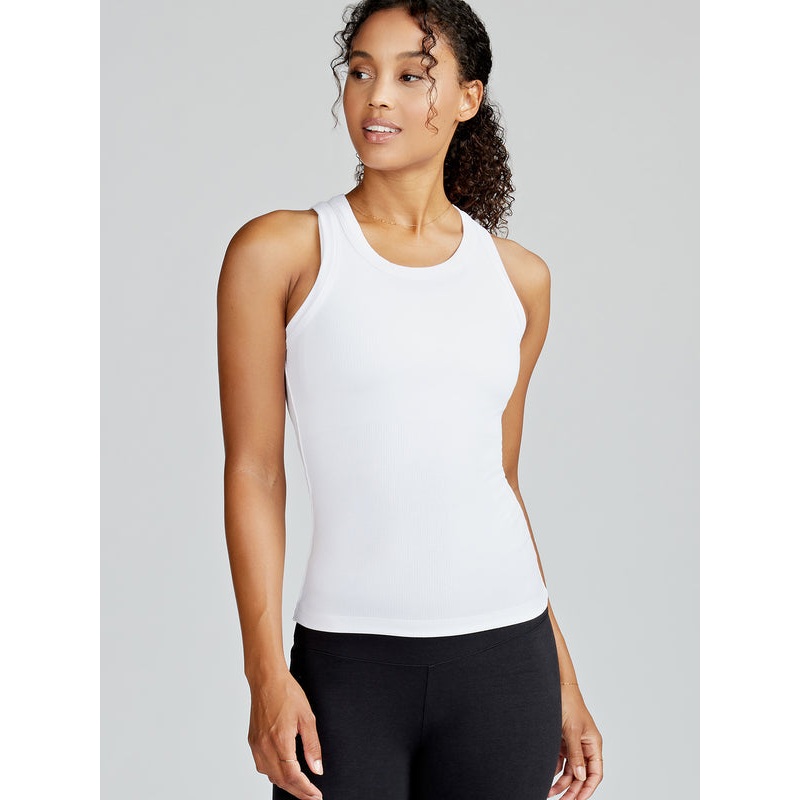Tasc Women’s Microluxe Rib Tank White-100 XSmall