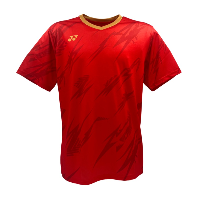 Yonex YTJ8 T-Shirt Junior (Red/Gold) Red/Gold J160/JXXL
