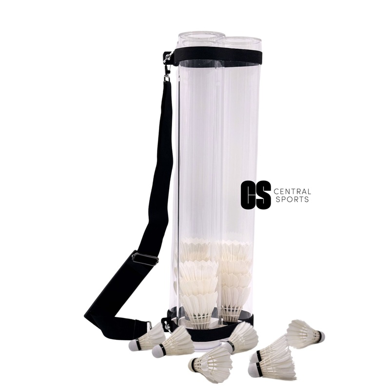 Badminton Shuttlecock Tube Holder 50CM 3 Cans TestColour One Size