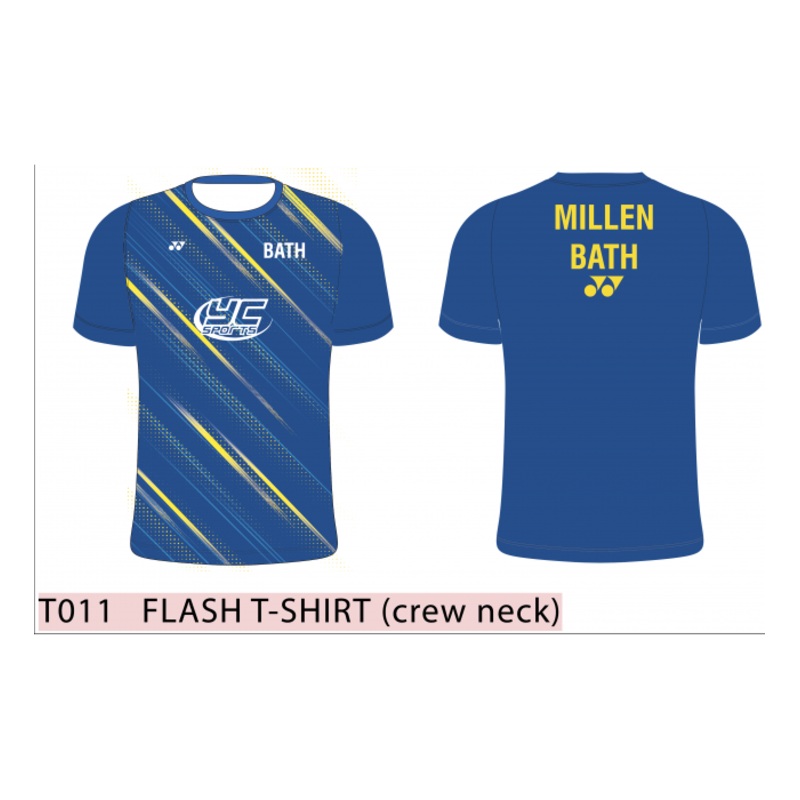 Bath T011 Flash T-Shirt Men XS Blue/Sky/Yellow