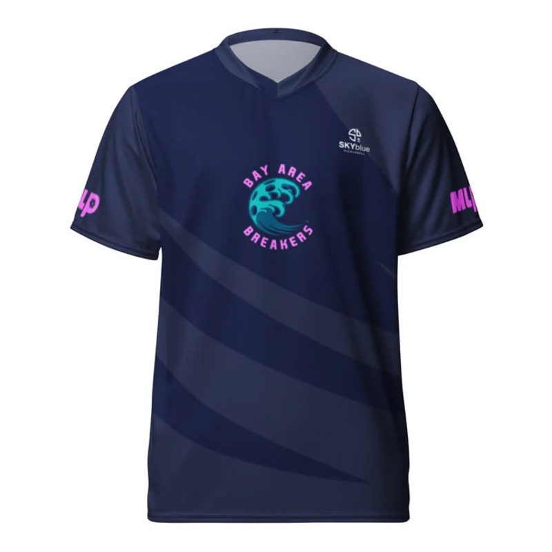 BAY AREA BREAKERS REPLICA UNISEX V-NECK PERFORMANCE SHIRT – BLUE