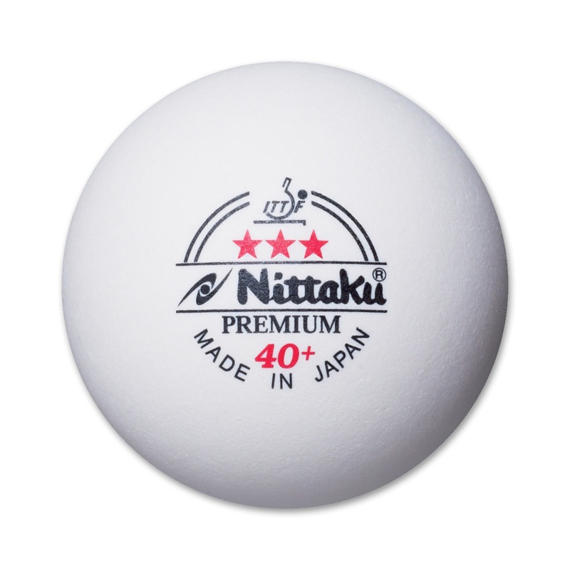 Nittaku 3-Star Premium 40+ Balls (12 Balls)