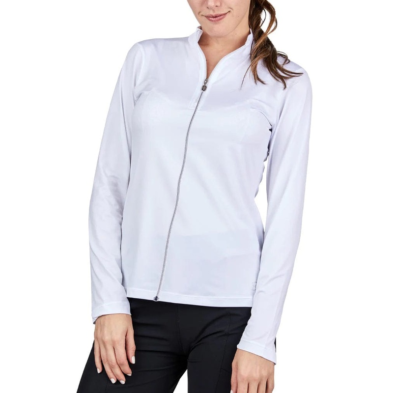 Sofibella Women’s Tennis Jacket-UV Feather Extra Small Black
