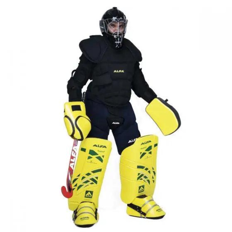 Alfa Hockey Goalkeeper Kit Rebound | KIBI Sports Black/Yellow