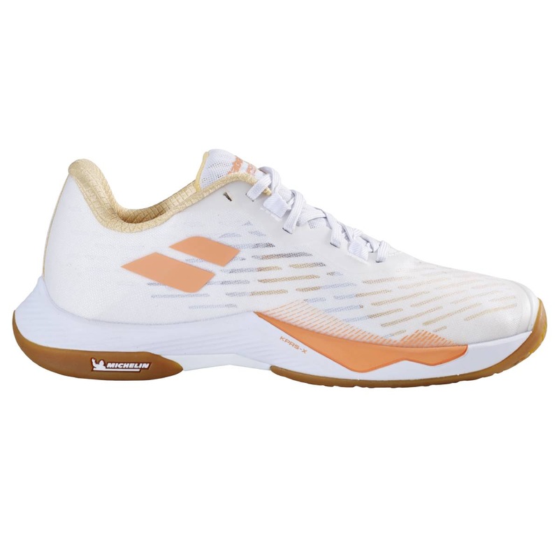 Babolat Shadow Tour Women’s Indoor Court Shoe (White/Yellow)