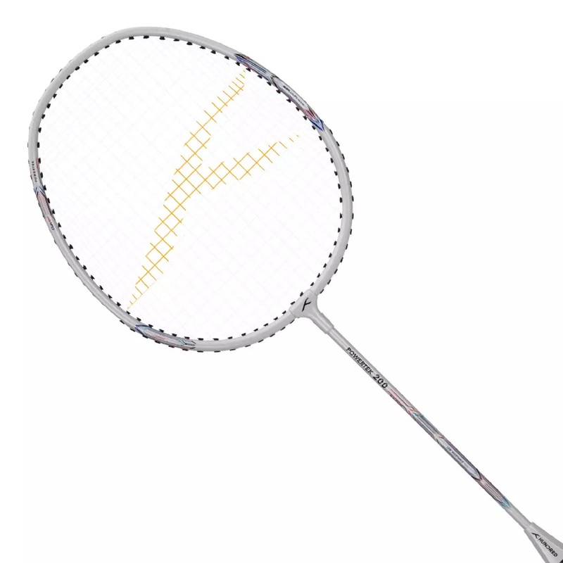 Hundred Powertek 200 2U Badminton Racket – White White 2U6