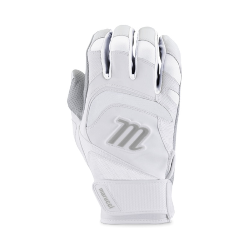 Marucci Men’s Signature Batting Gloves White/White Small