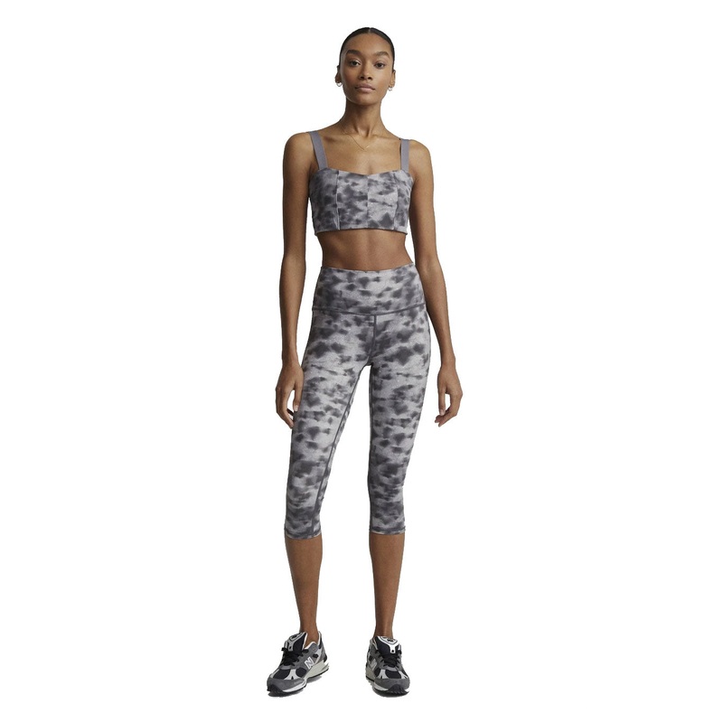 Varley Lets Go Crop 18 Concrete Leaf Womens Leggings