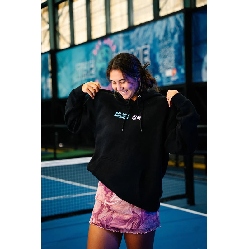 BLACK BRIDGE HOODIE SWEATSHIRT