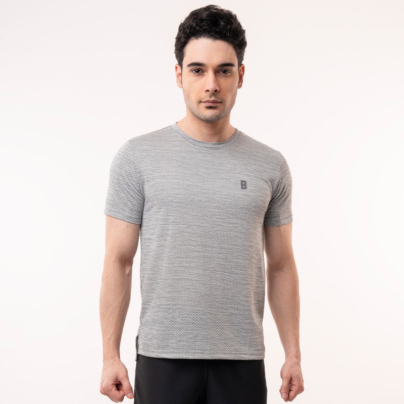 Boost Tee Men – Light Grey Athletik | Kibi Sports S