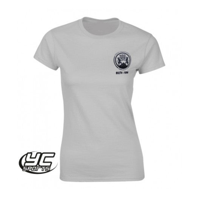 Cardiff High 6th Form Fitted T Shirt S BLACK