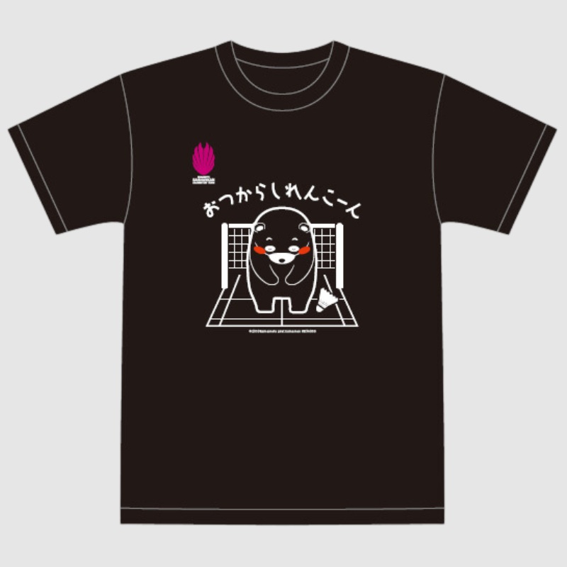 Otsukarasirenko-n T-shirt Kumamon ver. Black S