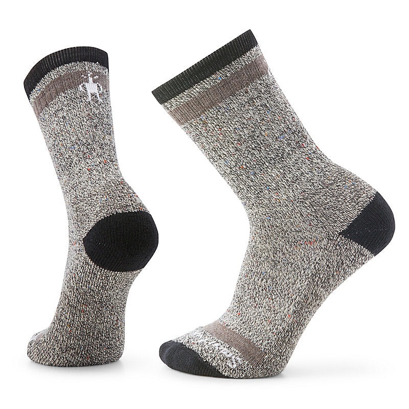 Smartwool  Larimer Crew Socks Black/Taupe Heather Medium