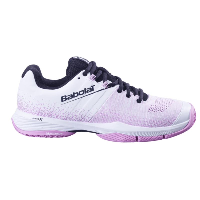 BABOLAT SENSA WOMEN Blanco/Rosa SS25 (Zapatillas)