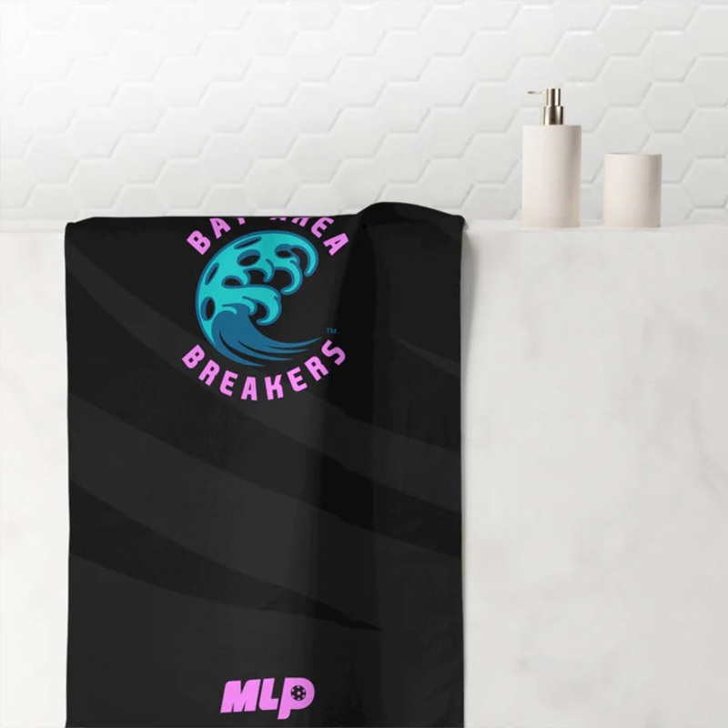 BAY AREA BREAKERS BLACK TOWEL – 30X60″