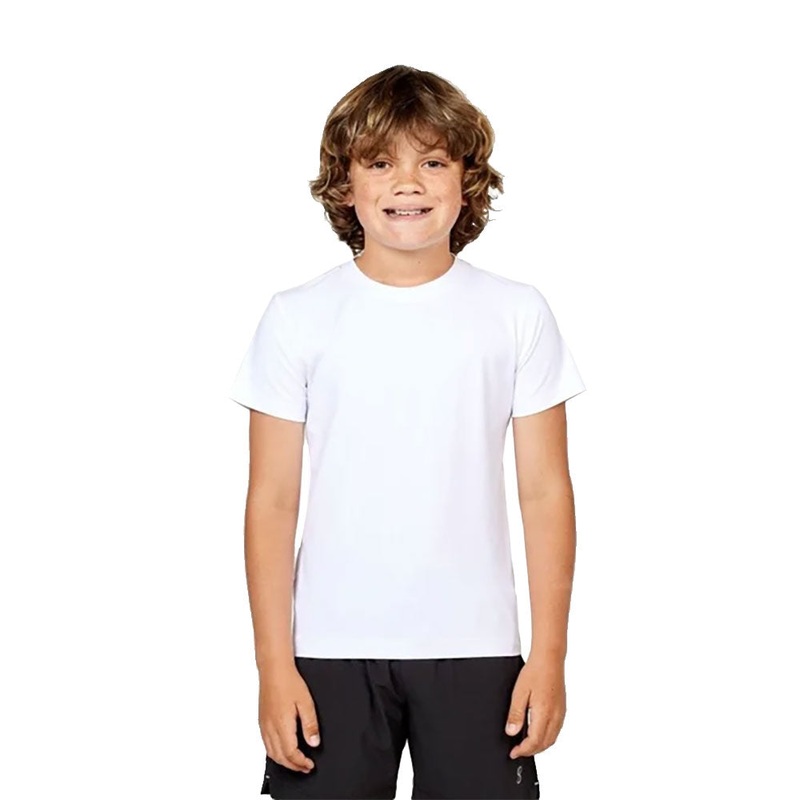 Sofibella SB Boys Shortsleeve White Boys Tennis Shirt