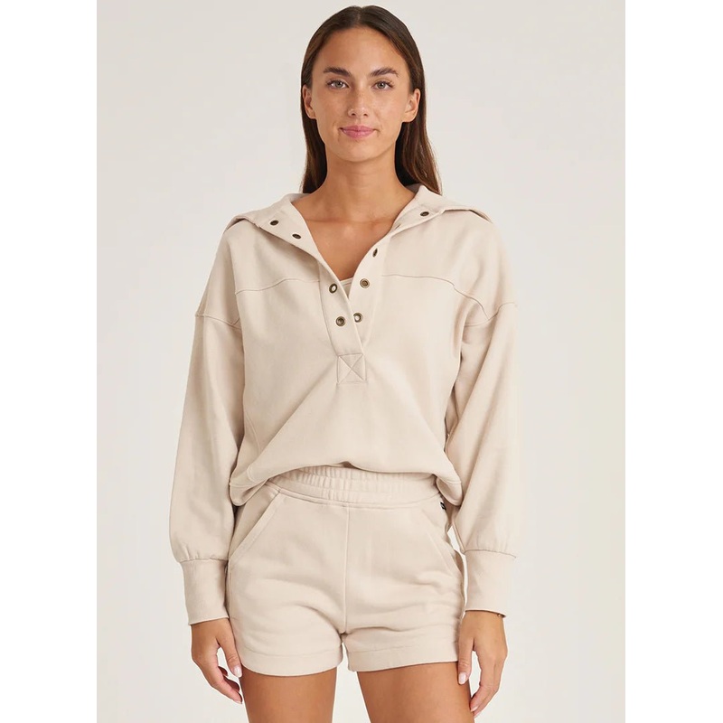 Thrive Societe Cloud Oversized Collar Pullover