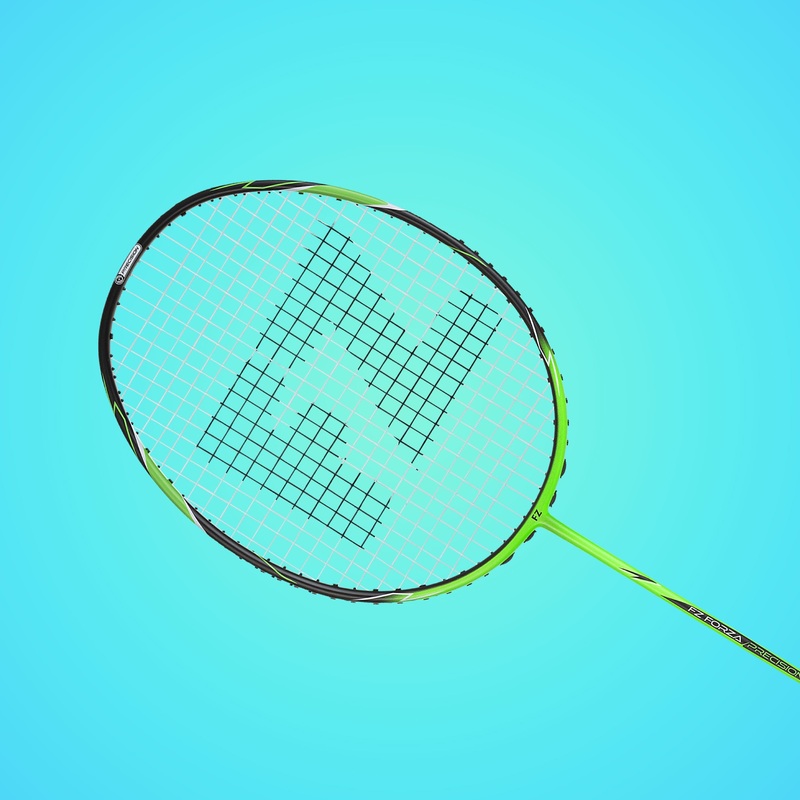 Precision X3 Strung Badminton Racket (Bright Green) – 4U/G5 Fz Forza | Kibi Sports 4U