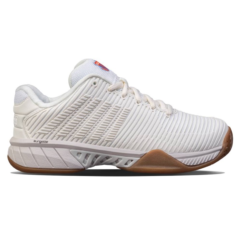 K-Swiss Hypercourt Express 2 Women’s Indoor Shoe (Bright White/Gum)