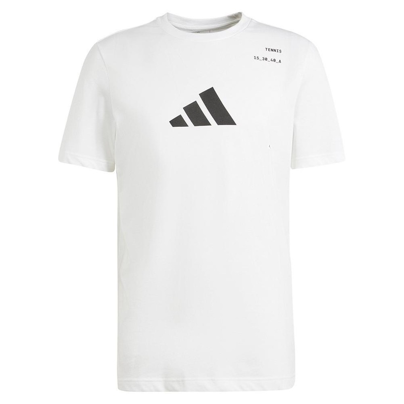 Men’s Graphic Logo Tennis Tee White