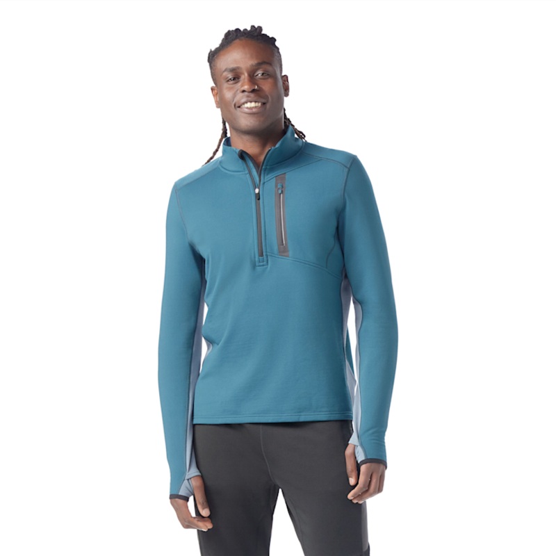 Smartwool Men’s Active Fleece 1/2 Zip Twilight Blue Small