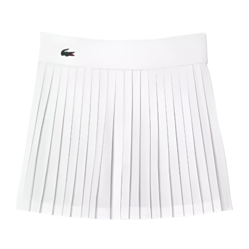 Lacoste Women’s Ultra Dry Skirt (White/Green)