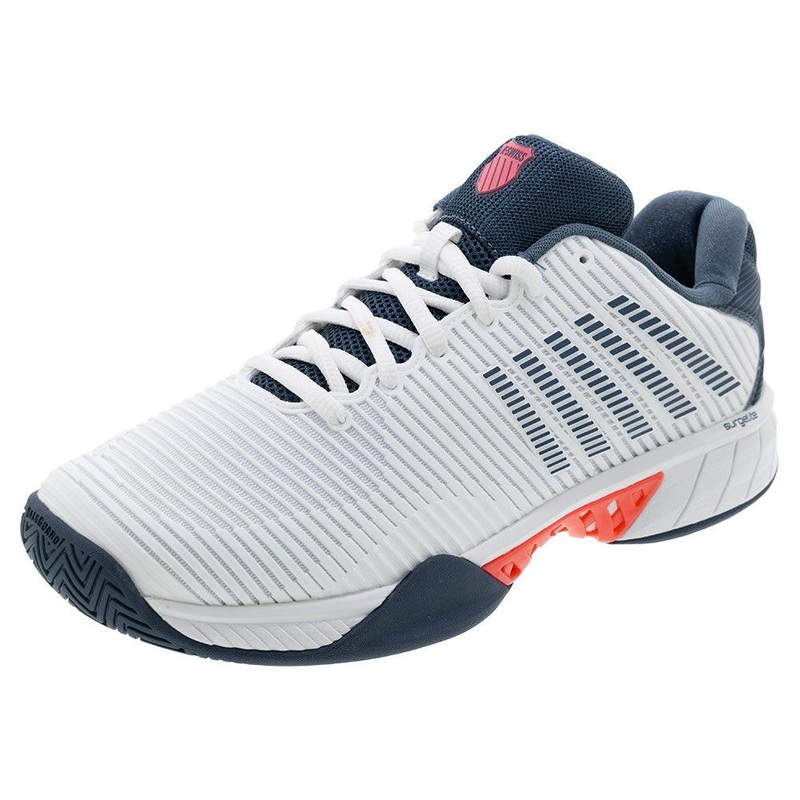 Men`s Hypercourt Express 2 Tennis Shoes White and Stargazer