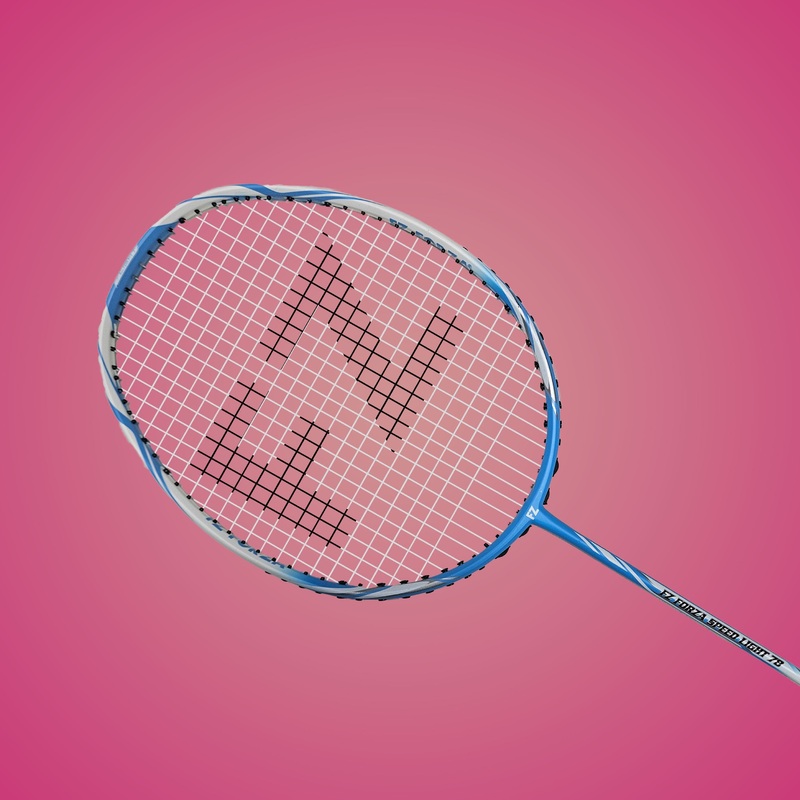 Speed light 78 Strung Badminton Racket ( Ocean Blue ) – 5U/G4 Fz Forza | Kibi Sports