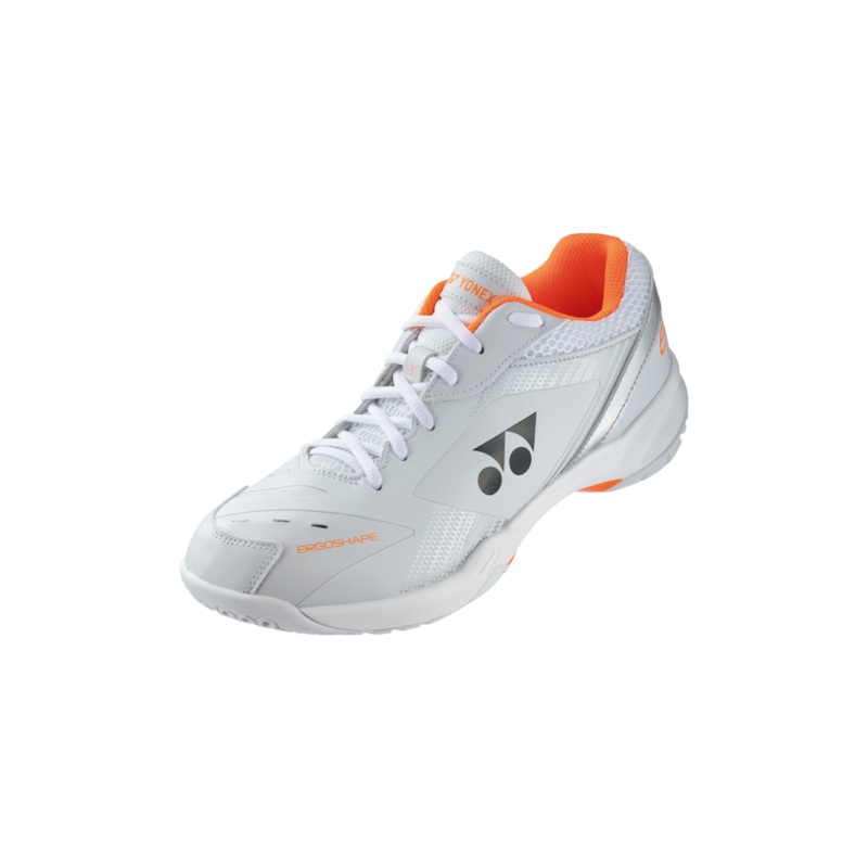 Yonex 2021 Power Cushion 65X3 Unisex Badminton Shoes [White/Orange]